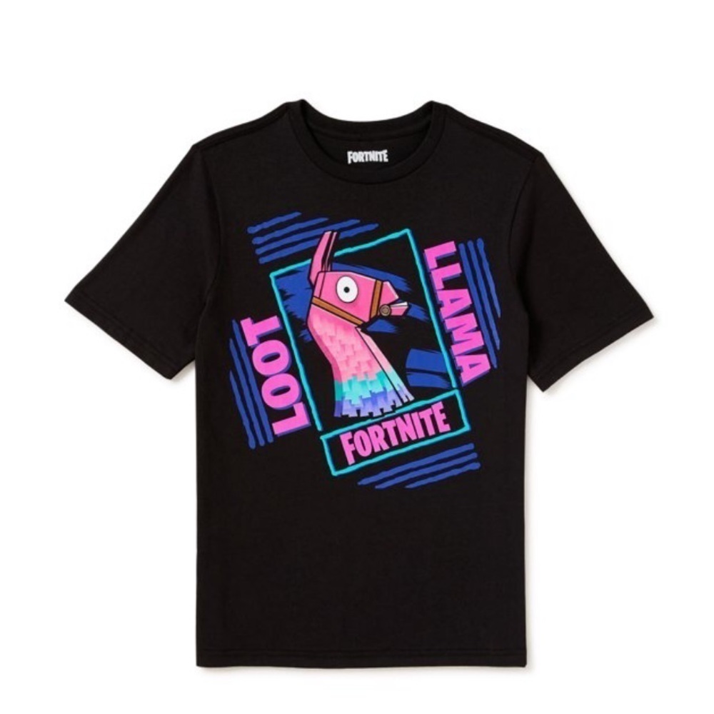 Fortnite Llama 90S Boys Short Sleeve Graphic T-Shirt XLarge 14/16